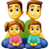 Family: man, man, girl, boy - Facebook