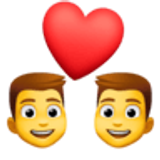 Couple with heart: man, man - Facebook