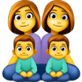 Family: woman, woman, boy, boy - Facebook