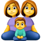 Family: woman, woman, boy - Facebook
