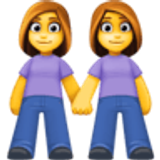 Women holding hands - Facebook