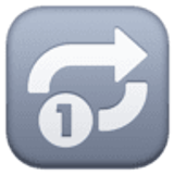 Repeat single button - Facebook