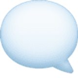 Left speech bubble - Facebook