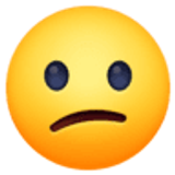 Confused face - Facebook