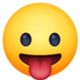 Face with tongue - Facebook