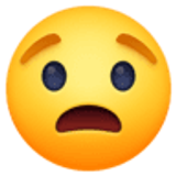 Worried face - Facebook