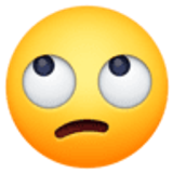 Face with rolling eyes - Facebook