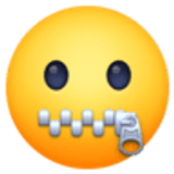 Zipper-mouth face - Facebook