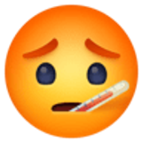 Face with thermometer - Facebook