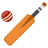 Cricket game - Noto Color Emoji