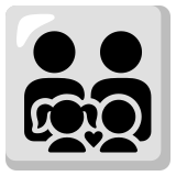 Family: man, man, girl, boy - Noto Color Emoji