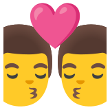 Kiss: man, man - Noto Color Emoji