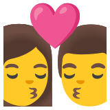 Kiss: woman, man - Noto Color Emoji