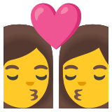 Kiss: woman, woman - Noto Color Emoji
