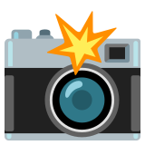 Camera with flash - Noto Color Emoji