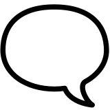 Left speech bubble - Noto Color Emoji