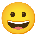 Grinning face - Noto Color Emoji