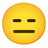 Expressionless face - Noto Color Emoji