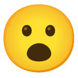 Face with open mouth - Noto Color Emoji