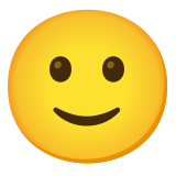 Slightly smiling face - Noto Color Emoji