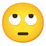 Face with rolling eyes - Noto Color Emoji
