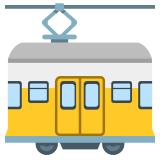 Tram car - Noto Color Emoji