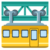 Suspension railway - Noto Color Emoji