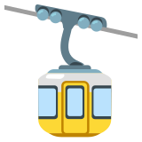 Aerial tramway - Noto Color Emoji