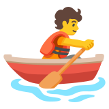 Person rowing boat - Noto Color Emoji
