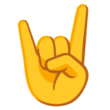 Sign of the horns - Noto Color Emoji