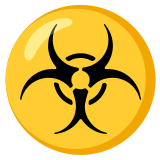 Biohazard - Noto Color Emoji