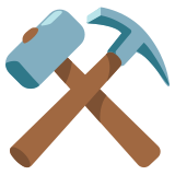 Hammer and pick - Noto Color Emoji