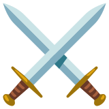 Crossed swords - Noto Color Emoji