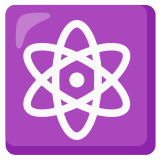Atom symbol - Noto Color Emoji
