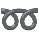 Double curly loop - Noto Color Emoji