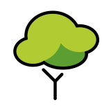 Deciduous tree - OpenMoji