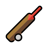 Cricket game - OpenMoji