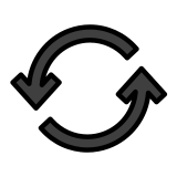 Counterclockwise arrows button - OpenMoji
