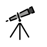 Telescope - OpenMoji