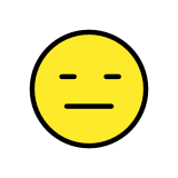 Expressionless face - OpenMoji