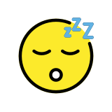Sleeping face - OpenMoji