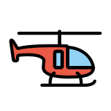 Helicopter - OpenMoji
