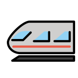 Light rail - OpenMoji