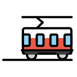 Tram car - OpenMoji