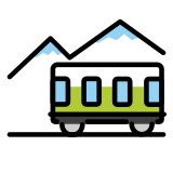 Mountain railway - OpenMoji