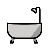 Bathtub - OpenMoji
