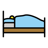 Person in bed - OpenMoji