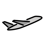Airplane departure - OpenMoji