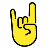 Sign of the horns - OpenMoji