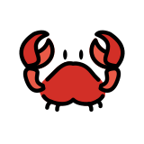Crab - OpenMoji